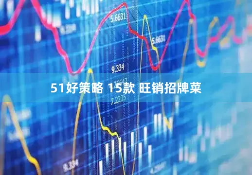 51好策略 15款 旺销招牌菜